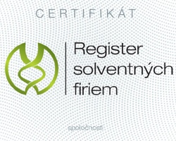 Certifikát serióznej a solventnej slovenskej spoločnosti
